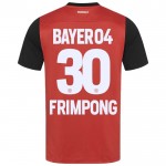 Günstige Fußballtrikots Bayer 04 Leverkusen Jeremie Frimpong 30 Heimtrikot 2024-25 Kurzarm